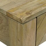  Konzolna stolica s ladicama Prirodna siva 110 x 30 x 80 cm | Eponuda.ba