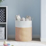  Košara za pohranu smeđe-bijela Ø 38x46 cm pamučna | Eponuda.com