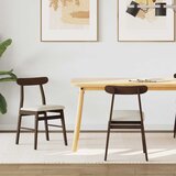  Stolac za blagovanje 2 pcs Tamno smeđa, Svijetla | shoptok.hr