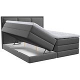 MID.YOU POSTELJA BOXSPRING 140 cm x 200 cm , tekstil antracit | Shoptok.si