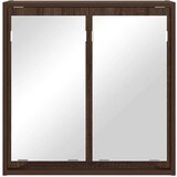  Kupaonski ormar s ogledalom Zidne Smeđi hrast 60 x 20 x 60 cm | shoptok.hr