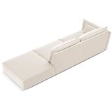 Mazzini Sofas Bež žametna sedežna garnitura levi kot 264 cm Vanda – | Shoptok.si