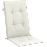 Jastuci za stolice 4 kom prošarano krem 120x50x4 cm tkanina | shoptok.hr