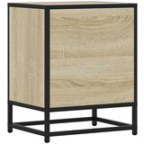 vidaXL Nočna omarica 2 kosa sonoma hrast 40x31x50 cm inž. les/kovina | Shoptok.si
