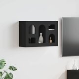 Viseći ormarić s policom Crna 60 x 20 x 40 cm Konstruirano drvo Cijene
