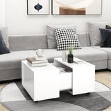 vidaXL stolić za kavu bijeli 60 x 60 x 38 cm od iverice Cijene