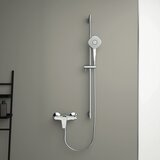 Ideal Standard Stenska armatura za tuš v sijajno srebrni barvi Cerafine D – | Shoptok.si
