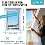 Apalus Mreža Proti Komarjem za Strešna Okna z Zadrgo 130 × 150 cm | Shoptok.si