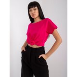 BASIC Feel Good T-shirt-RV-TS-4662.03X-fuchsia | Shoptok.si