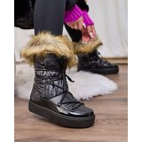 Resti Black slip-on boots a'la snow boots for women Gomllo | Shoptok.si