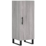 Maison Chic Komoda - Predalnik siva sonoma 34,5x34x90 cm inženirski les, (21716844) | Shoptok.si