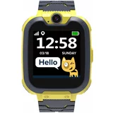 Canyon Tommy KW-31, Kids smartwatch, 1.54 inch colorful screen, Camera 0.3MP, Mirco SIM card, 32+32MB, GSM(850/900/1800/1900MHz), 7 games inside, 380mAh battery, compatibility with iOS and android, Yellow, host: 54*42.6*13.6mm, strap: 230*20mm, 45g - CNE-