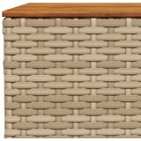  Vrtni stol bež 55 x 55 x 36 cm od poliratana i bagremovog drva | Eponuda.ba