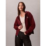 Calvin Klein Jeans Jopa na zadrgo temno rdeča / črna / bela | Shoptok.si