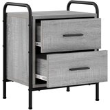  Noćni ormar 2 kom. Siva Sonoma 40 x 30 x 50 cm - Siva Sonoma 2 | shoptok.hr