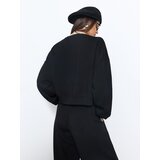 Sinsay Soft touch crewneck majica od trenirke s dodatkom viskoze Slike