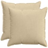  Presvlaka za jastuk 2 kom. HOUTEN Svijetlozeleni sivi Kord - Svijetlo zelena siva 65 x 65 cm 2 | shoptok.hr