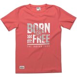 The Indian Face Majice s kratkimi rokavi Born to be Free Rdeča | Shoptok.si