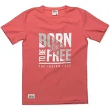 Majice s kratkimi rokavi Born to be Free Rdeča