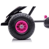 Lean Toys Gokart na pedala G18 z guma kolesi Roza | Shoptok.si
