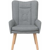  Fotelja Svijetlo siva 63 x 67 x 94 cm Tkanina i šperploča | shoptok.hr