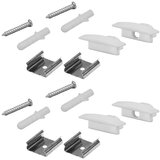  Set aluminijumski profil za LED trake 2m 24.7x7 | ePonuda.com