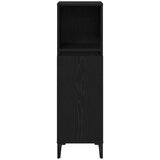  Ormar za kupaonicu Crna Hrast 30x30x100 cm Konstruirano drvo | shoptok.hr