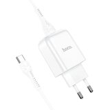 hoco. Punjač 10W sa USB-A na USB-C kablom 1m N2 bijeli | Eponuda.ba