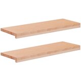 Step treads 2 kom. 70 x 30 x 2 cm Prirodna Čvrsto drvo bukve | shoptok.hr