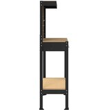  Radna klupa Crna 81 x 41 x 145 cm Projektirano drvo i metal | Eponuda.com