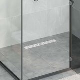  Odvod za tuš s dizajnom linije Srebrno 50 cm | shoptok.hr