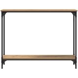  Konzolna stolica s policom Umjetnički hrast 100 x 22,5 x 75 cm | shoptok.hr