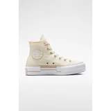 Chuck Taylor All Star Lift Platform Outline Sketch Oat Milk/ Egret/ White