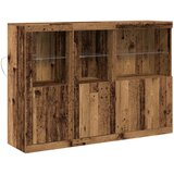 vidaXL bife s LED svjetlima Staro drvo 142.5x37x100 cm obrađeno drvo Cijene