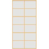  Klizna vrata zlatna 102,5x205 cm matirano staklo ESG i aluminij | shoptok.hr