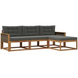  Set vanjskih sofa 4 kom. Prirodna i antracit | shoptok.hr
