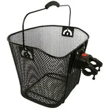 Kolesarska košara z nosilcem (15 l, Nosilnost: 5 kg, Kovina, Črna)