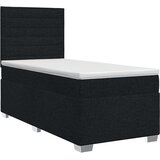  Boxspring krevet s madracem Crna 80 x 200 cm Tkanina 200 x 80 x 140.5 cm | Shoptok.si