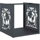 vidaXL stojalo za drva antracitno 40x40x40 cm hladno valjano jeklo, (21827305) u