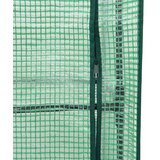  Vrtna saksija s pokrovom staklenika i kotačima 4 kom. Crna PP - Crna 160 x 40 x 123 cm s kotačima | shoptok.hr