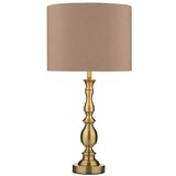  Där Lighting MAD4275 - Stona lampa MADRID 1xE27/60W/230V braon/mesing u