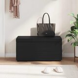  Stolica Crna 81 x 41 x 40 cm Umjetna Koža i Fino Radeći Drvo | shoptok.hr