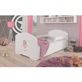 ADRK Otroka postelja PEPE GIRL WITH WINGS z ograjico 160x80 cm - BELA | Shoptok.si