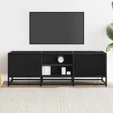 TV ormarić crni 120x35x41 cm Konstruirano drvo i metal | Eponuda.com