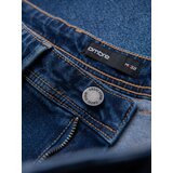 Ombre Men's denim shorts with classic cut - dark blue | Shoptok.si