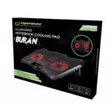 Esperanza EGC102 laptop cooling pad 2000 RPM Black | shoptok.hr