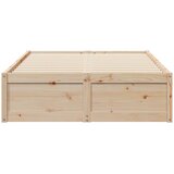  Okvir kreveta bez madraca 135 x 190 cm od masivne borovine | shoptok.hr