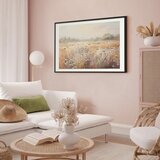  Plakat Impressionist meadow – field landscape in a pastel colour palette 30x21 Crni okvir s margom | shoptok.hr