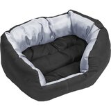  Dvostrani perivi jastuk za pse sivo-crni 65 x 50 x 20 cm | shoptok.hr