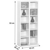 MID.YOU REGAL ZA CD-JE 42/92/20 cm barve oreha | Shoptok.si
